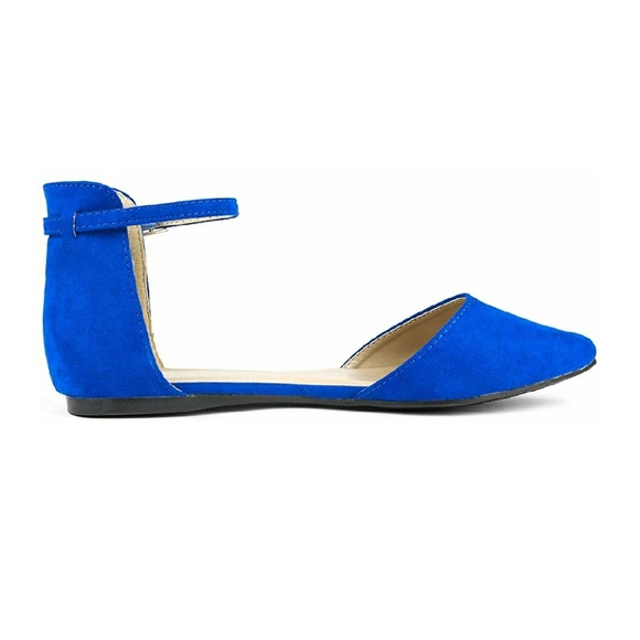 NIB Dream Pairs. Bright Blue Flats - Picture 6 of 8